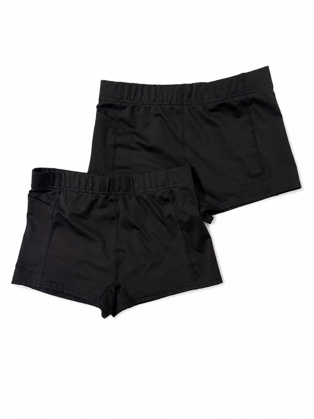 bcg Black High-Rise Bike Shorts Duo